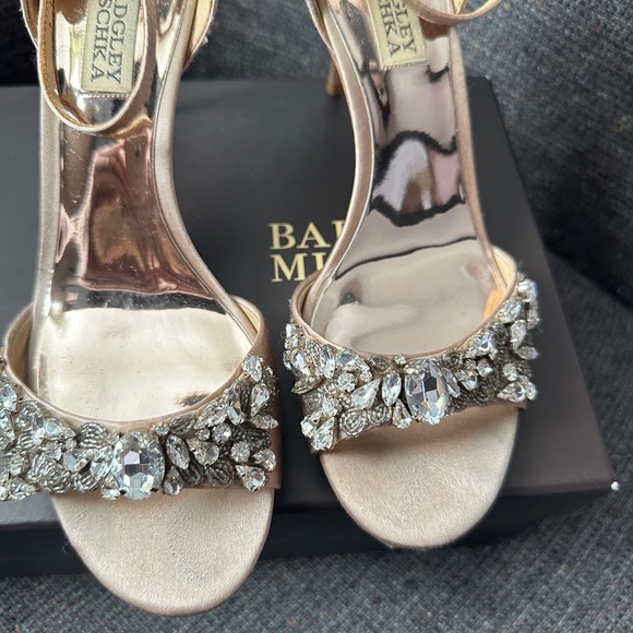 Badgley Mischka Crystal Shoes - Picture 9 of 10